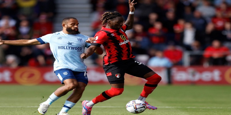 AFC Bournemouth vs Brentford đã hòa nhau ở lượt đi